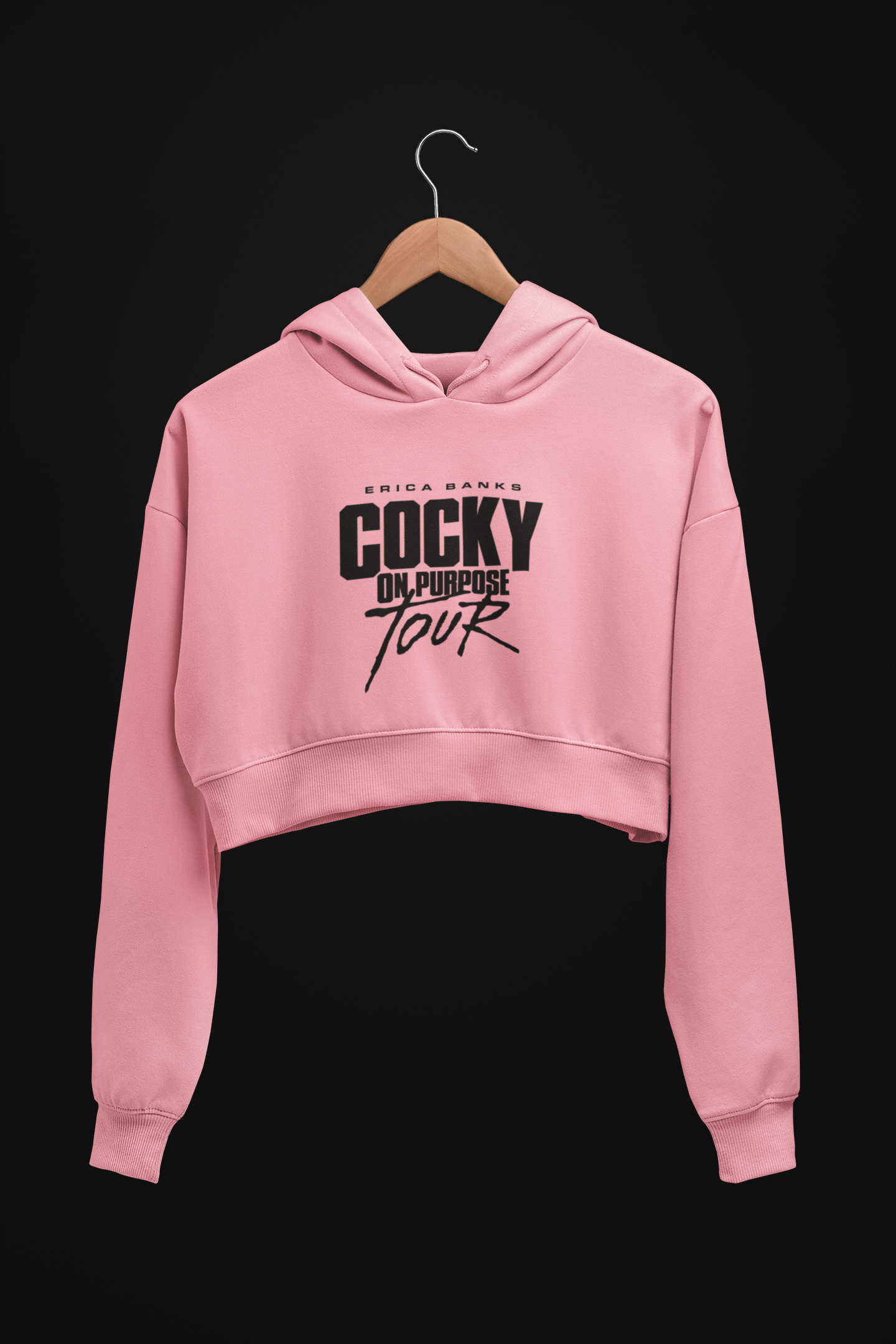 Cocky On Purpose Tour Crop Hoodie